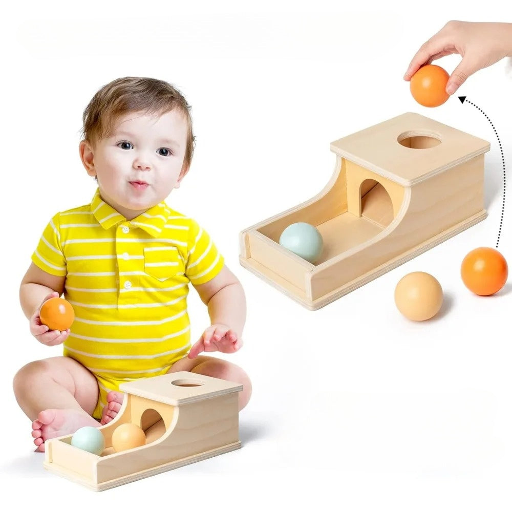 Conjunto de Brinquedos Educativos em Madeira para Bebês Montessori