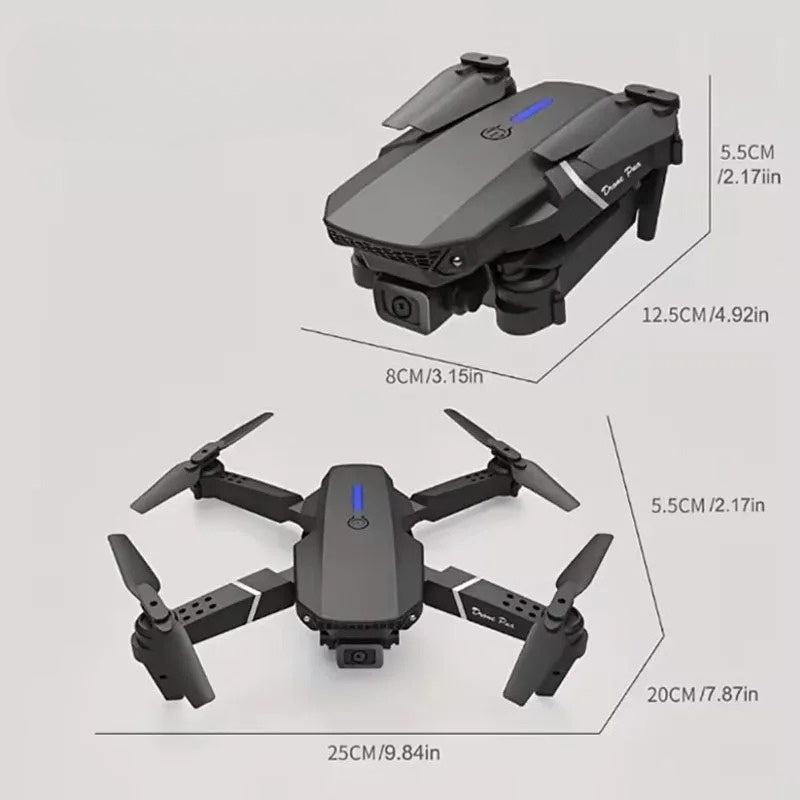 Novo Drone E88Pro - A Maneira Mais Excitante de Voar e Capturar Imagens Aéreas