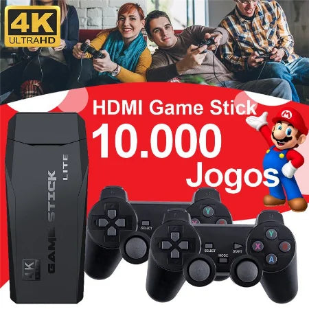 Game Retrô - Game Stick 4K 64G