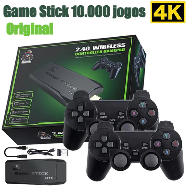 Game Retrô - Game Stick 4K 64G