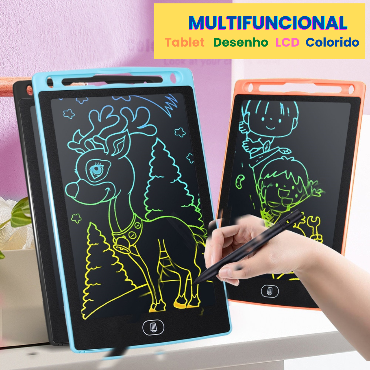 Tablet Mágico Infantil 8,5" LCD