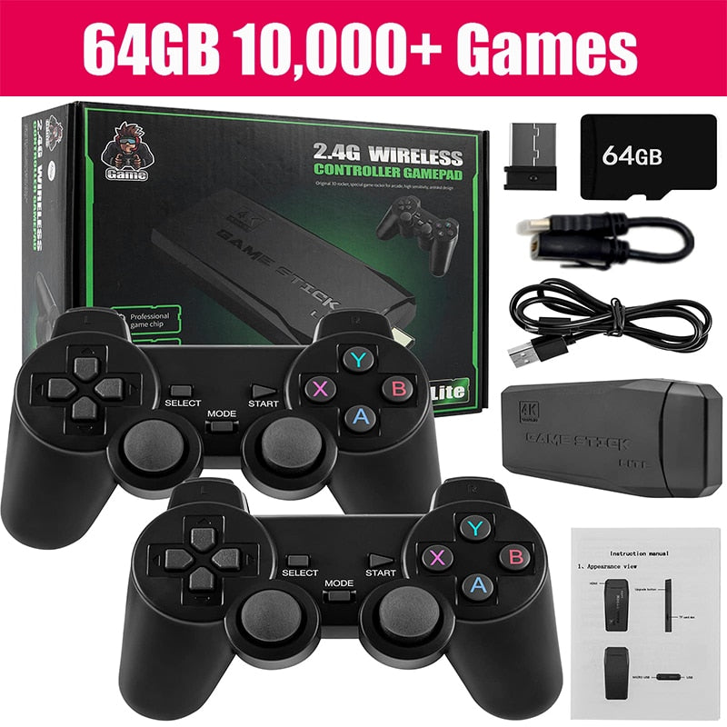 Game Retrô - Game Stick 4K 64G